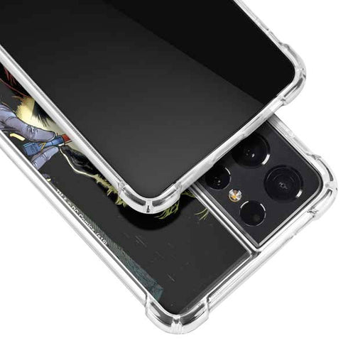 DC Comics The Joker Put on a Smile Galaxy S21 Ultra 5G Clear Case